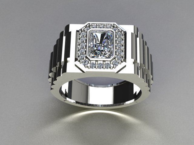 jewelry ring 3D print model_1