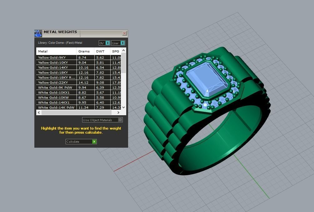 jewelry ring 3D print model_4