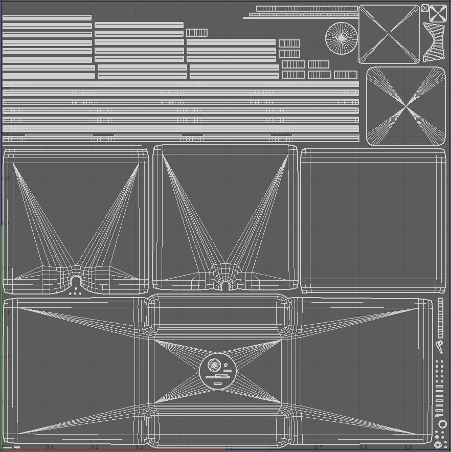 Caged IBC Tote Low-poly 3D model_11