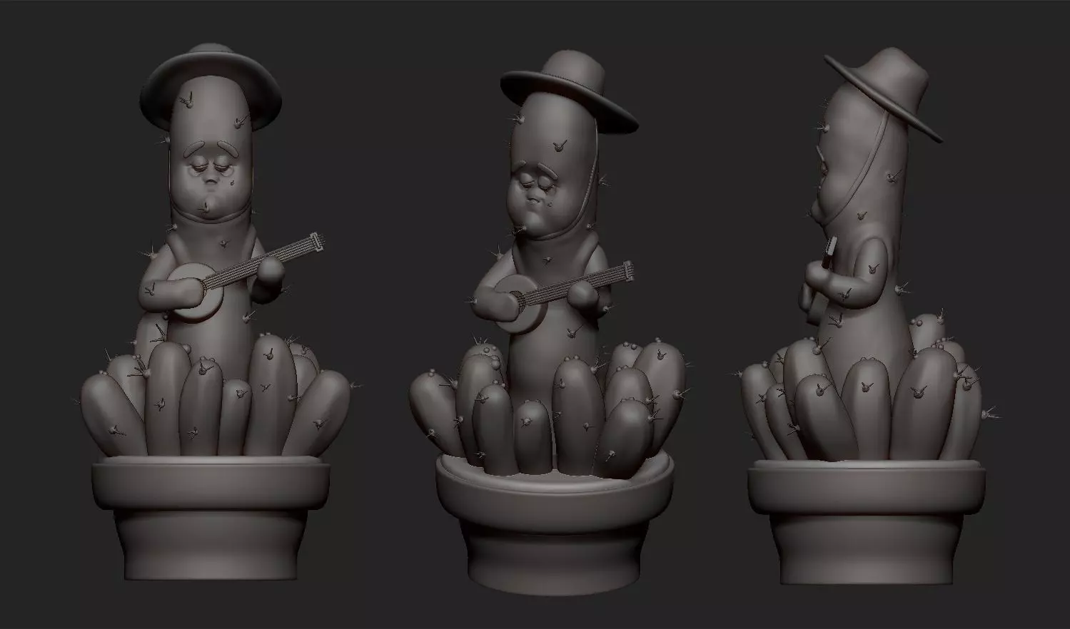 Let me sing you a song - Cactus toy 3D print model