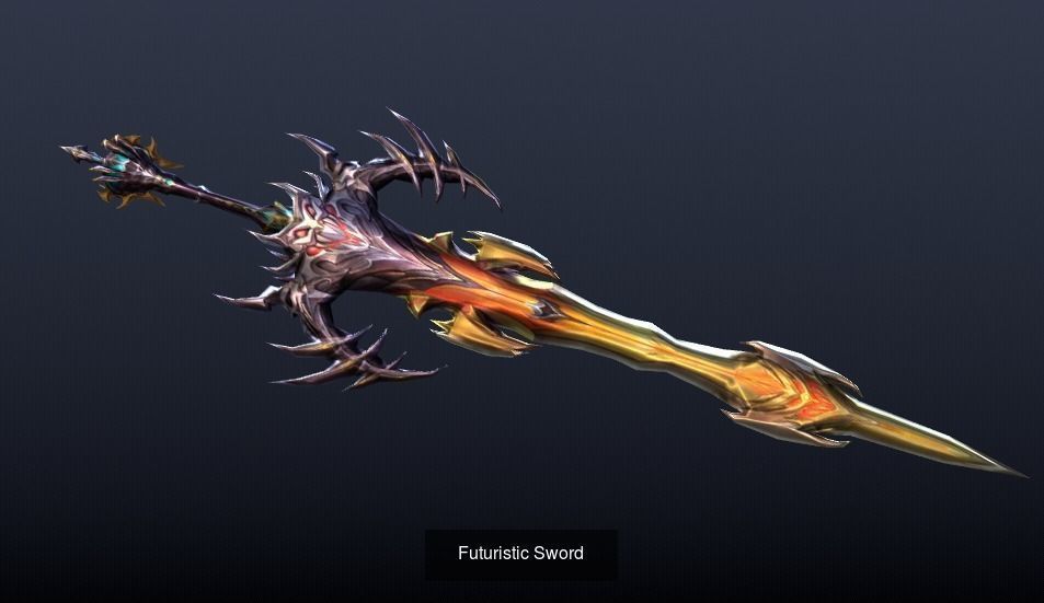 Sword Pack 30 Piece 3D Model Collection_13