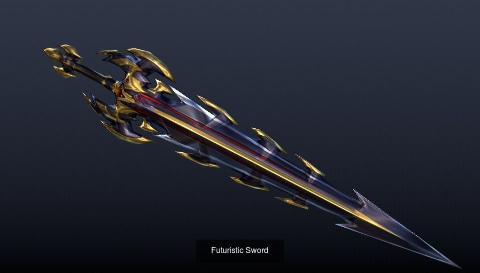 Sword Pack 30 Piece 3D Model Collection_18