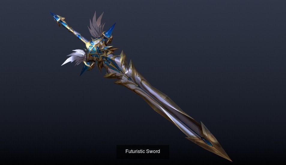 Sword Pack 30 Piece 3D Model Collection_15