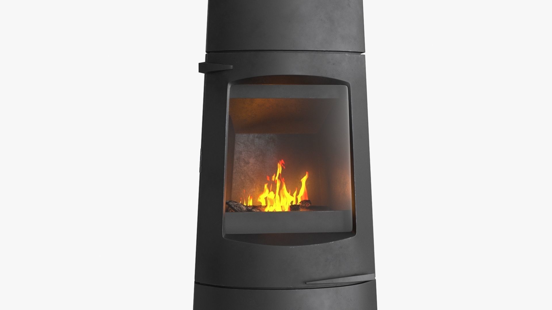 Fireplace v3 Low-poly 3D model_14