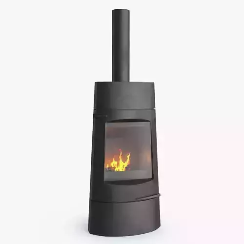 Fireplace v3 Low-poly 3D model