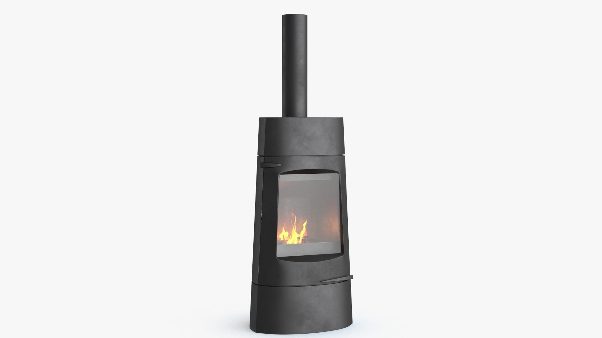 Fireplace v3 Low-poly 3D model_3