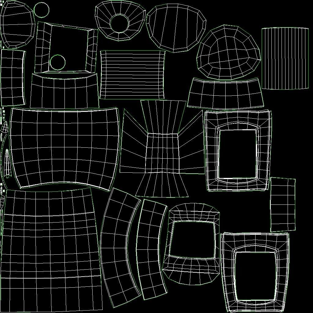 Fireplace v3 Low-poly 3D model_19