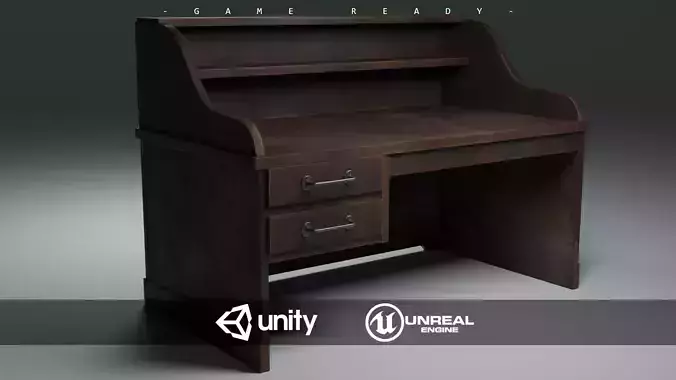 Old Desk Vintage Furniture