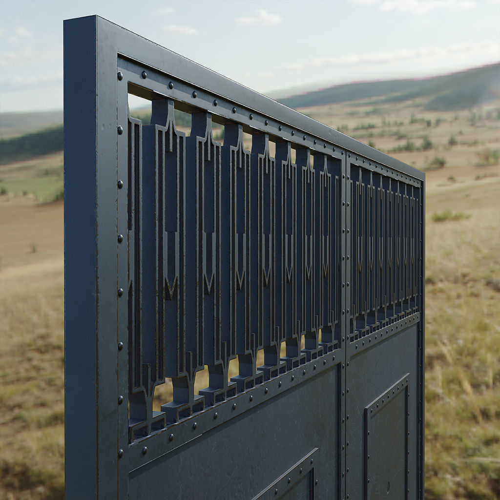 Weight Less Gate Models 1930s Gates Model free VR / AR / low-poly 3D model | CGTrader