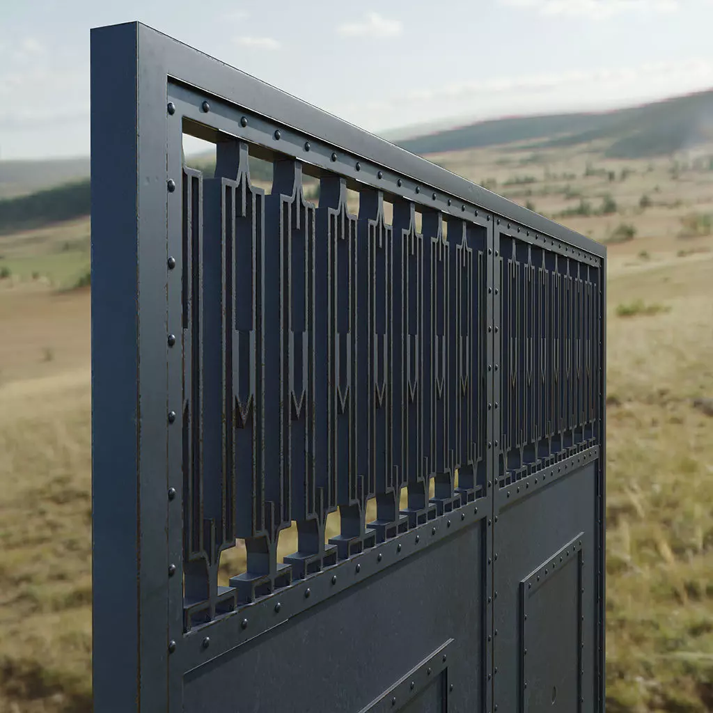1930s Gates Model Free low-poly 3D model