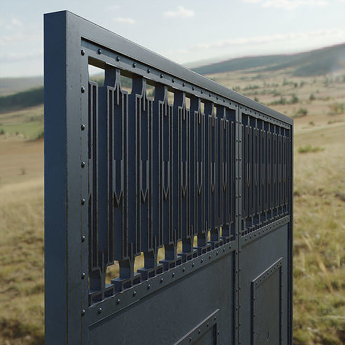 1930s Gates Model Free low-poly 3D model