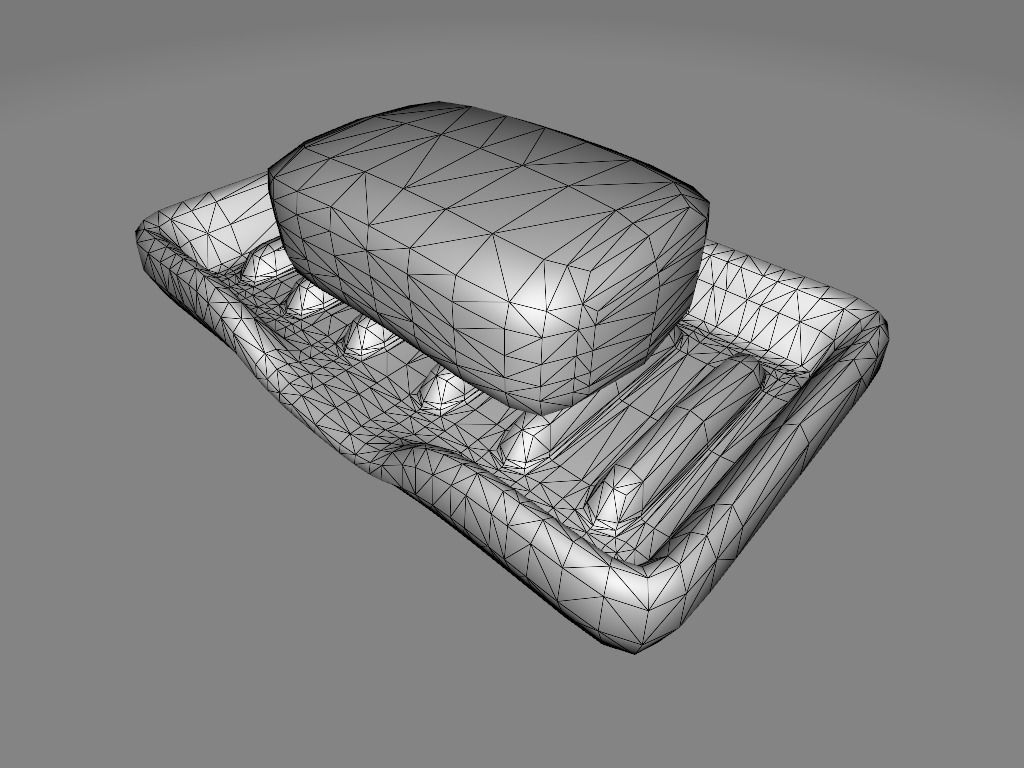 Soap Bar and Tray Free 3D model_2