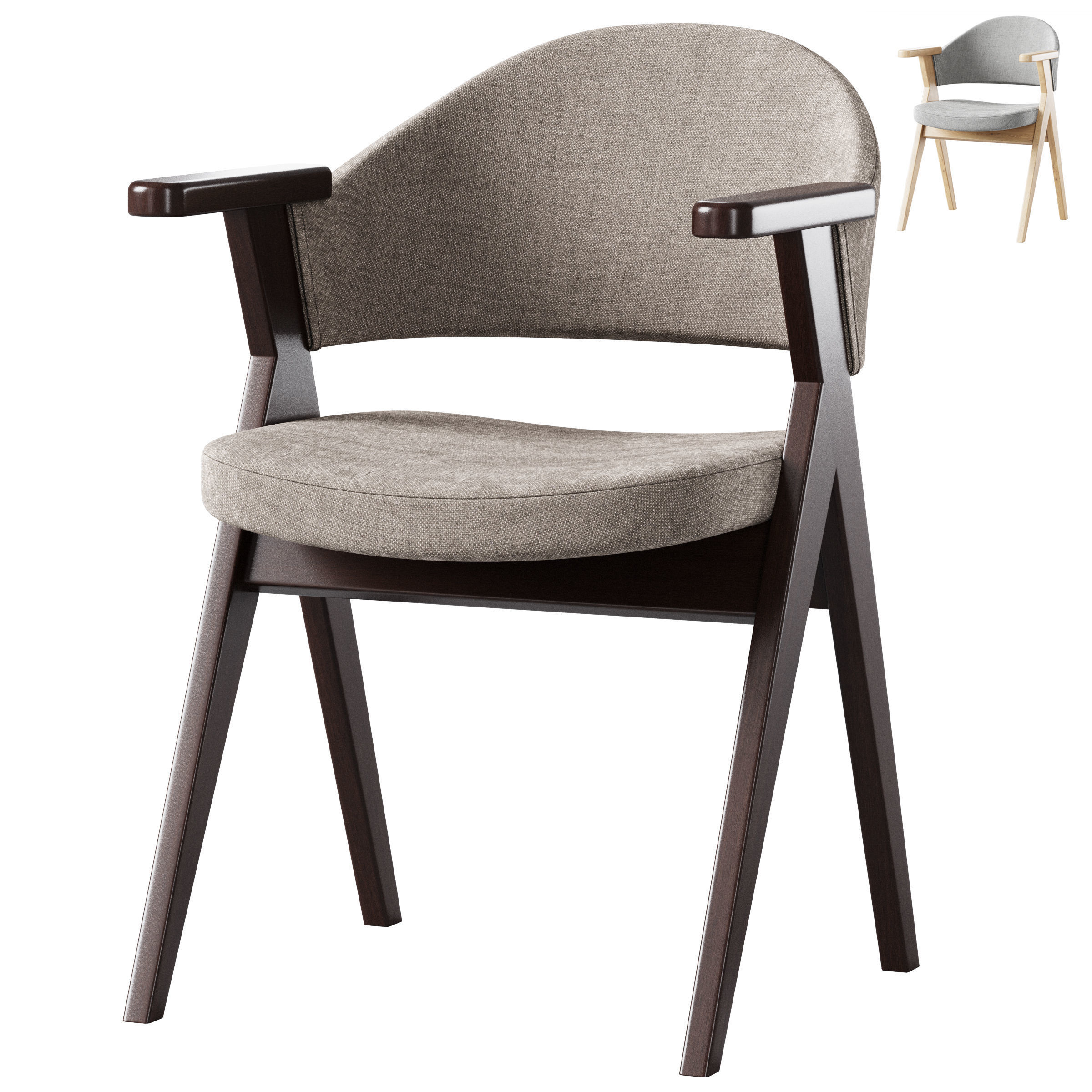 Chair Lester by deephouse 3D model_6