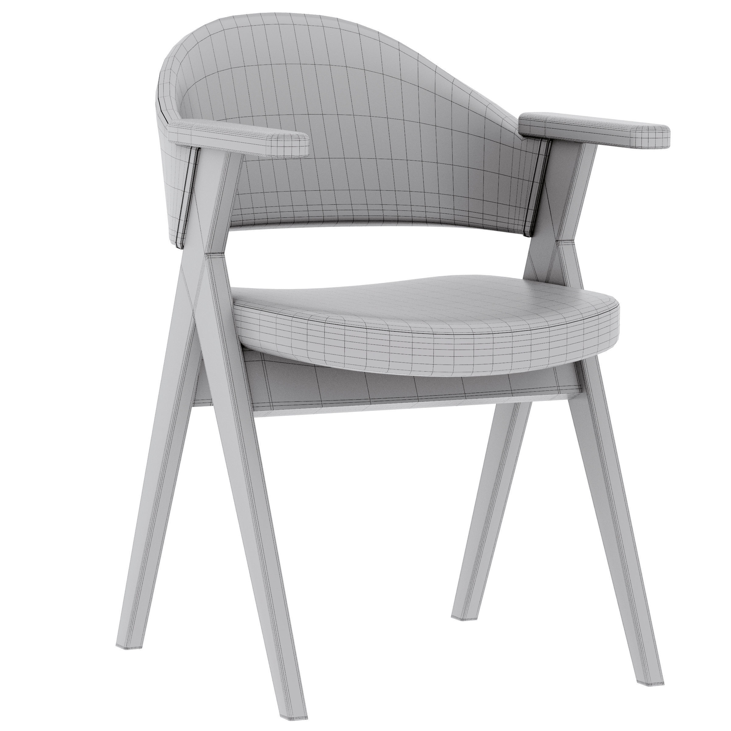 Chair Lester by deephouse 3D model_5