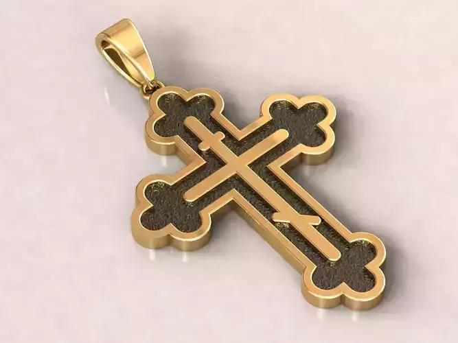 Orthodox Cross Pendant