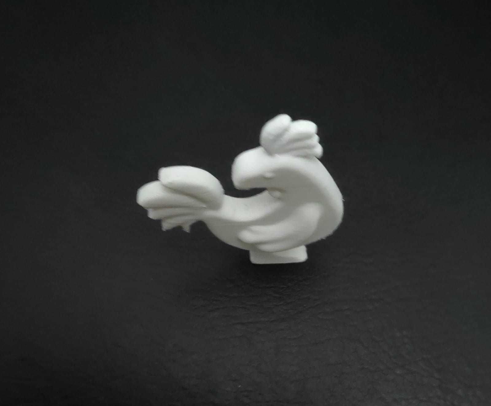 Stylized Rooster 3D print model_10