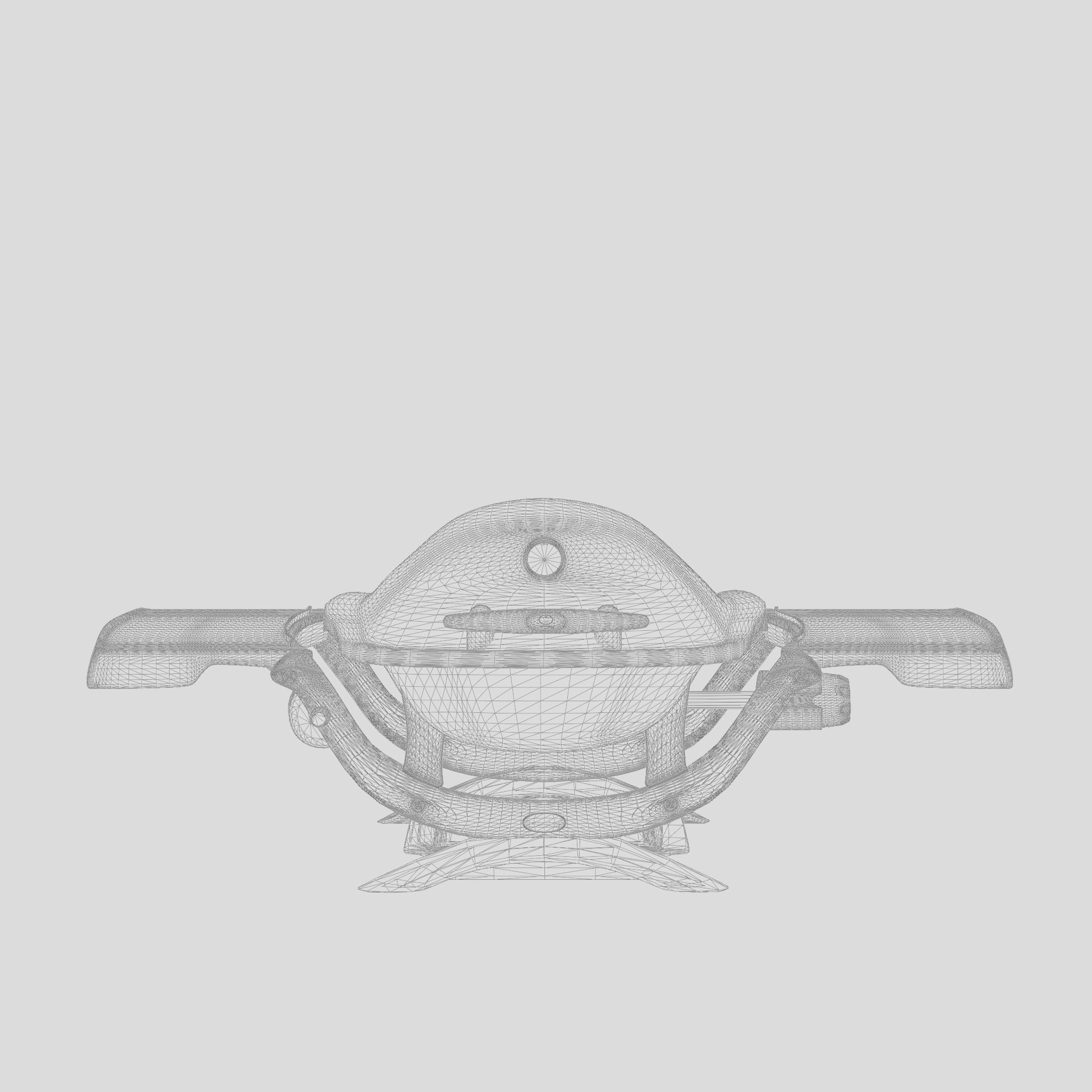 Weber Barbecue and Grill 3D Model Low-poly 3D model_4