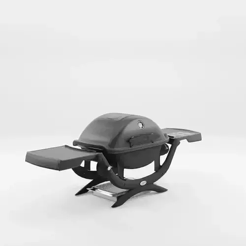 Weber Barbecue and Grill 3D Model Low-poly 3D model