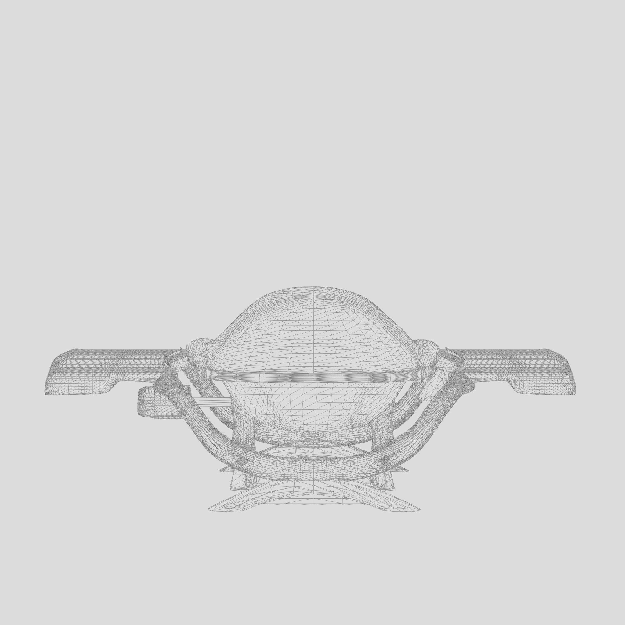 Weber Barbecue and Grill 3D Model Low-poly 3D model_7