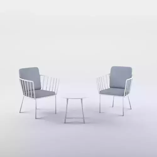 Skagerak Cafe Set 3D Model