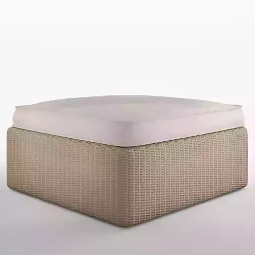 Santorini Ottoman 3D Model