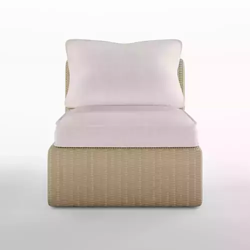 Santorini modular side chair 3D Model