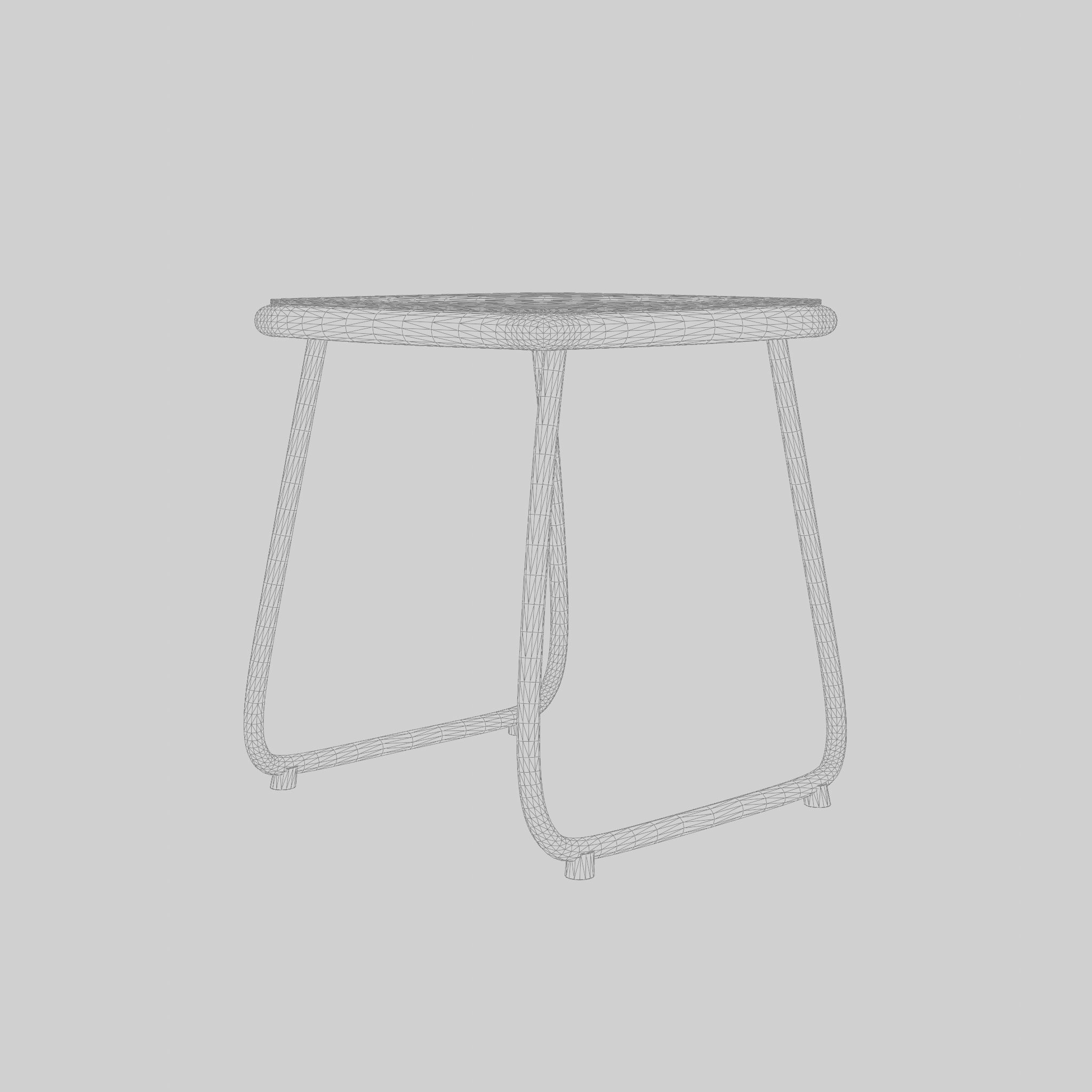 Melbourne Relax Side Table 3D Model Low-poly 3D model_5