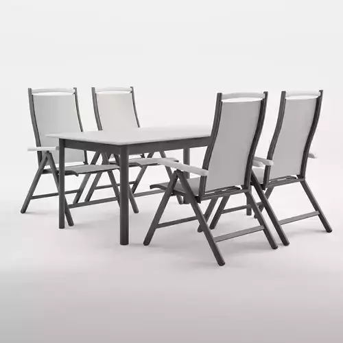 Lyon Dining Set 3D Model