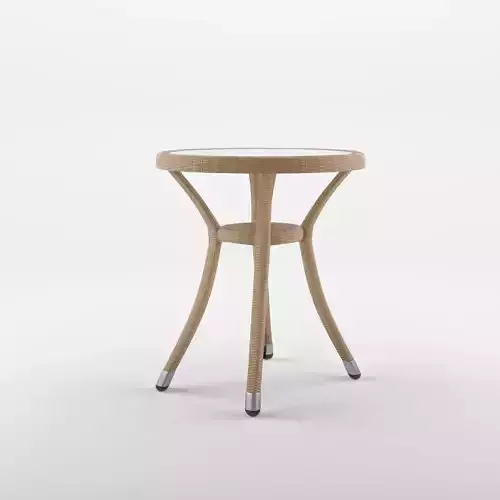 Lotus Cafe Table 3D Model