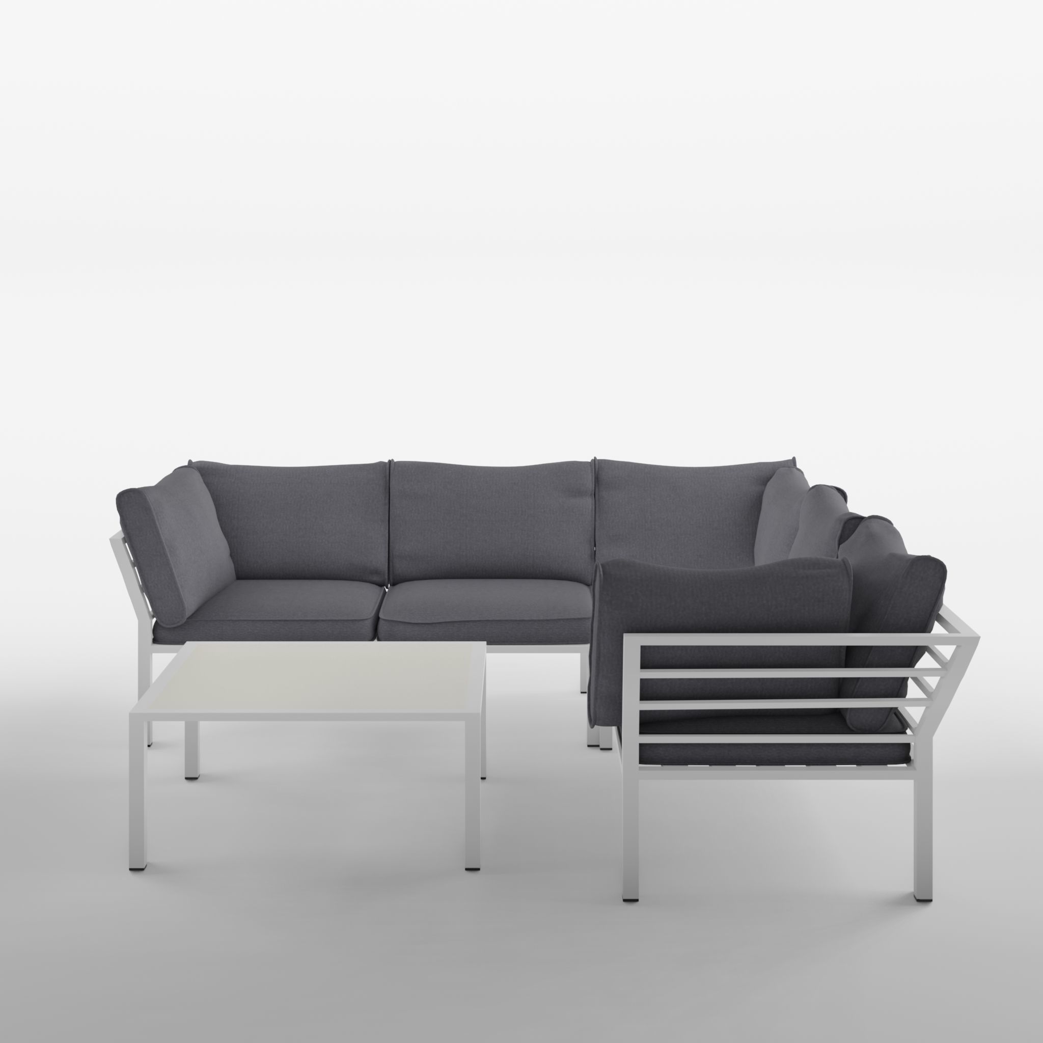 Hanger Corner Sofa Set 3D Model Low-poly 3D model_2