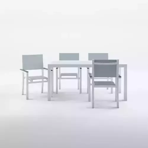 Dover Dining Set 3D Model