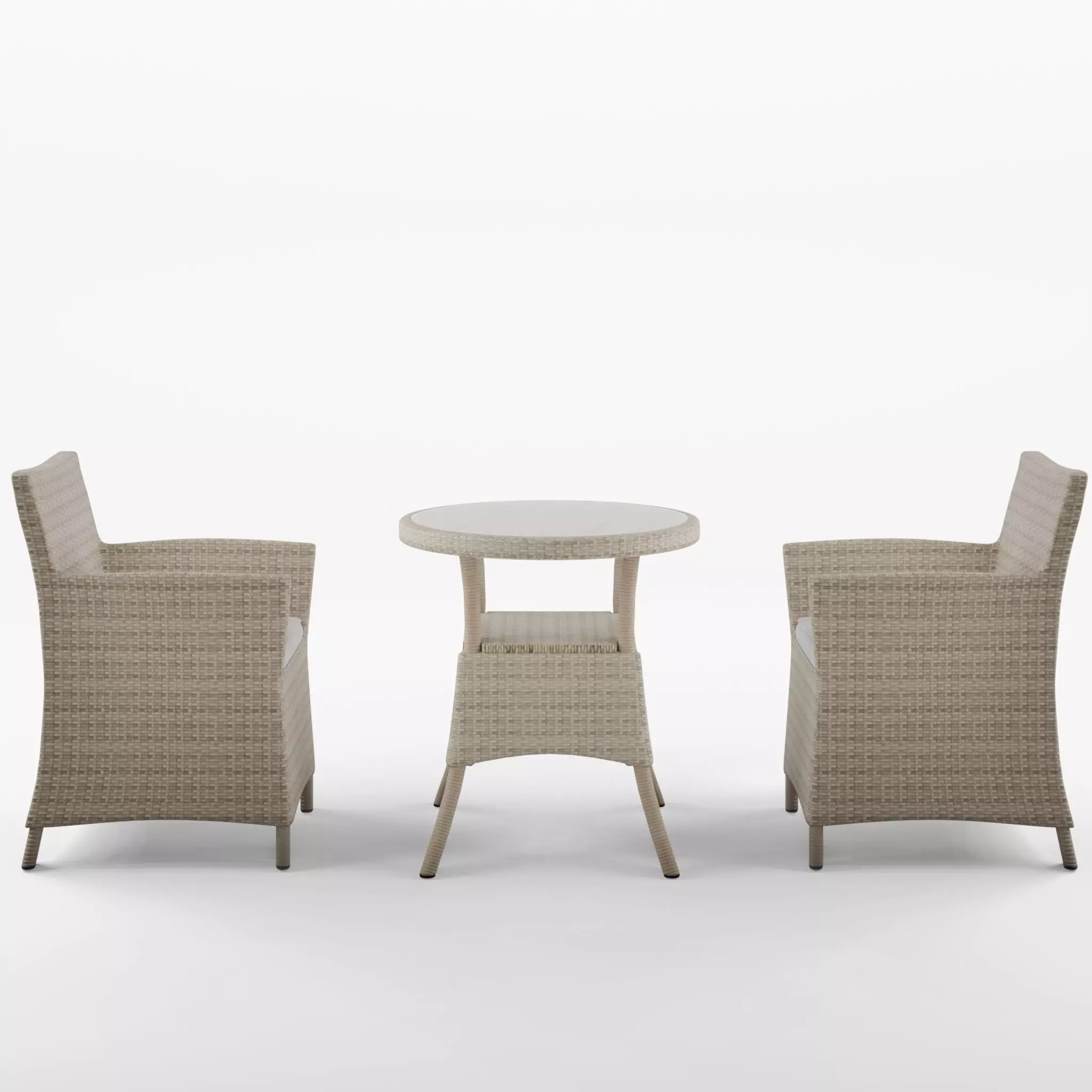 Aruba Cafe Set 3D Model Low-poly 3D model_0