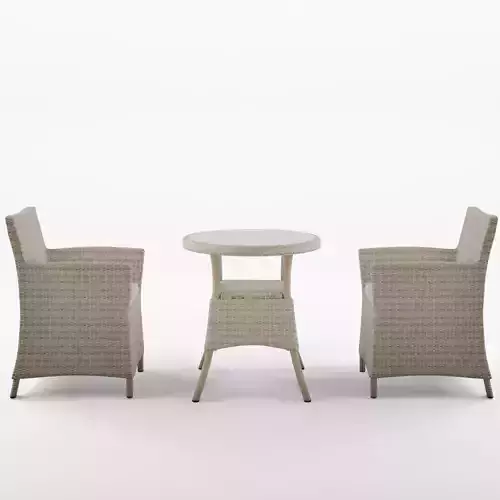 Aruba Cafe Set 3D Model