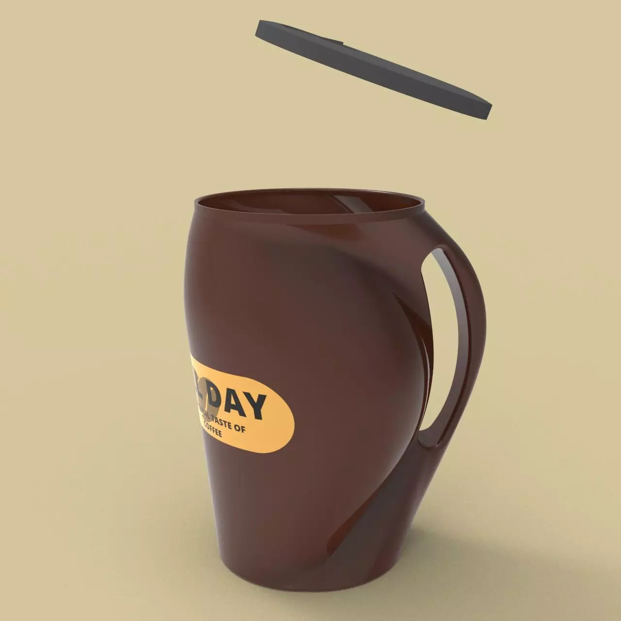 Tumbler Thermos for hot and cold drinks 3D print model