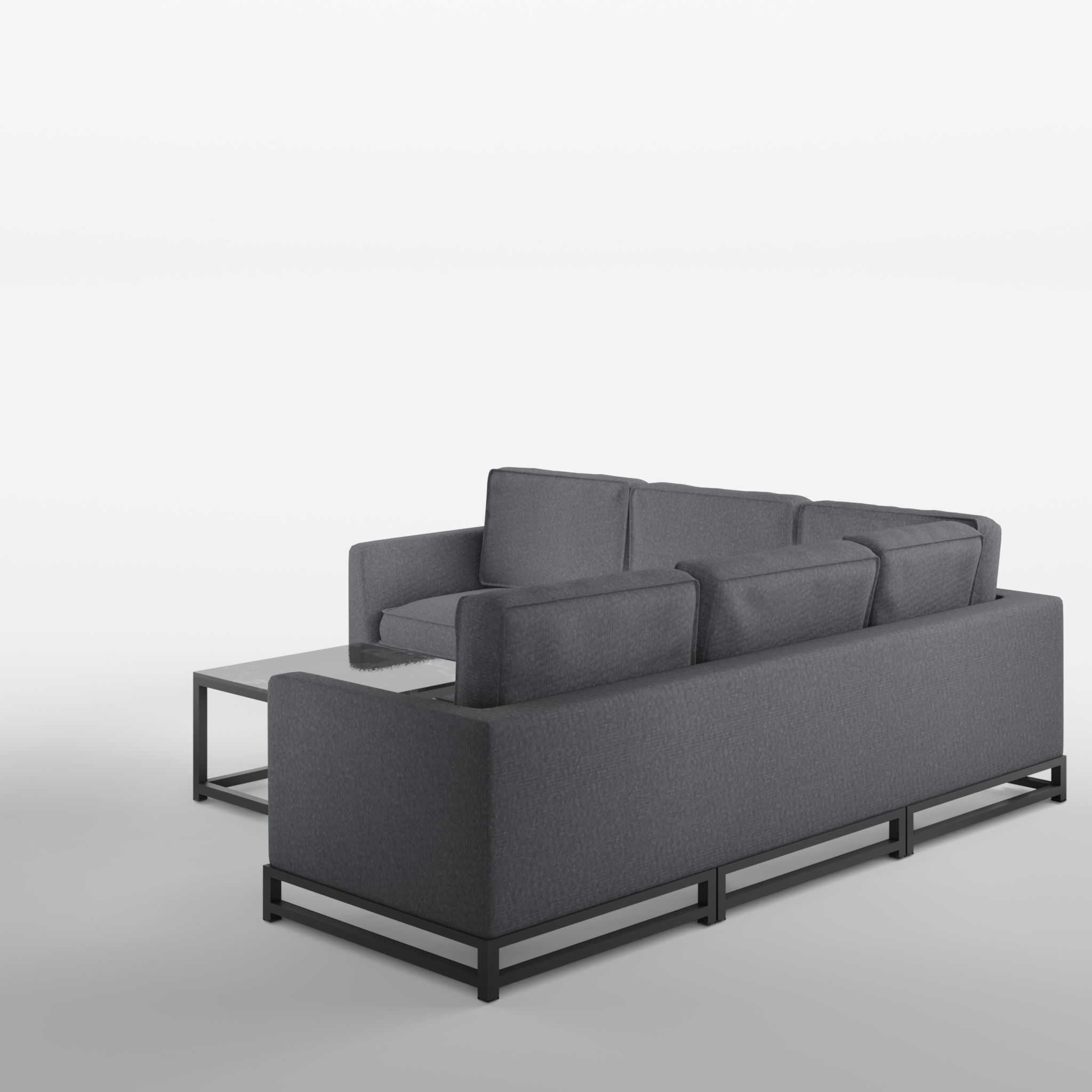 Adelshamn Lounge Set 3D Model Low-poly 3D model_2