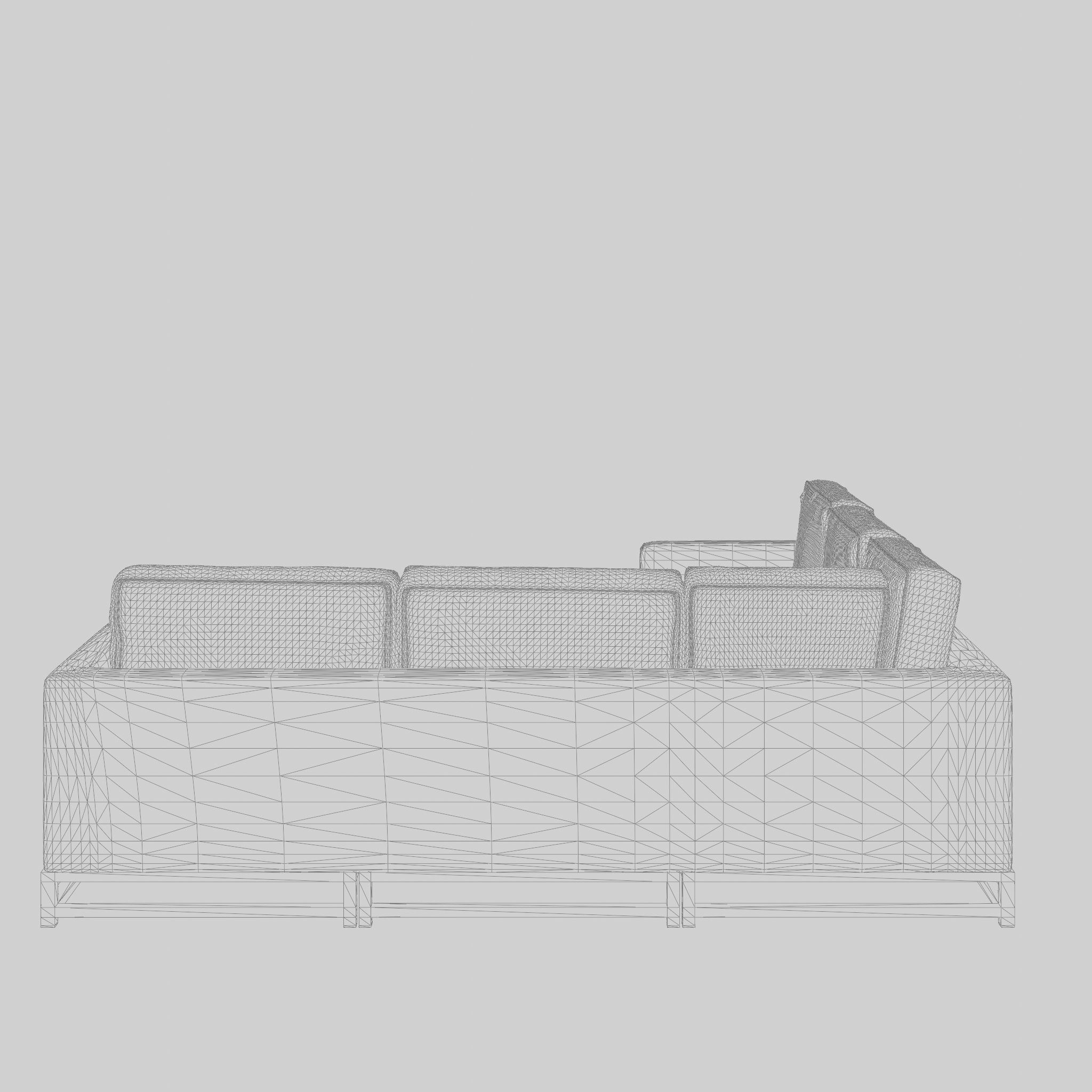 Adelshamn Lounge Set 3D Model Low-poly 3D model_4