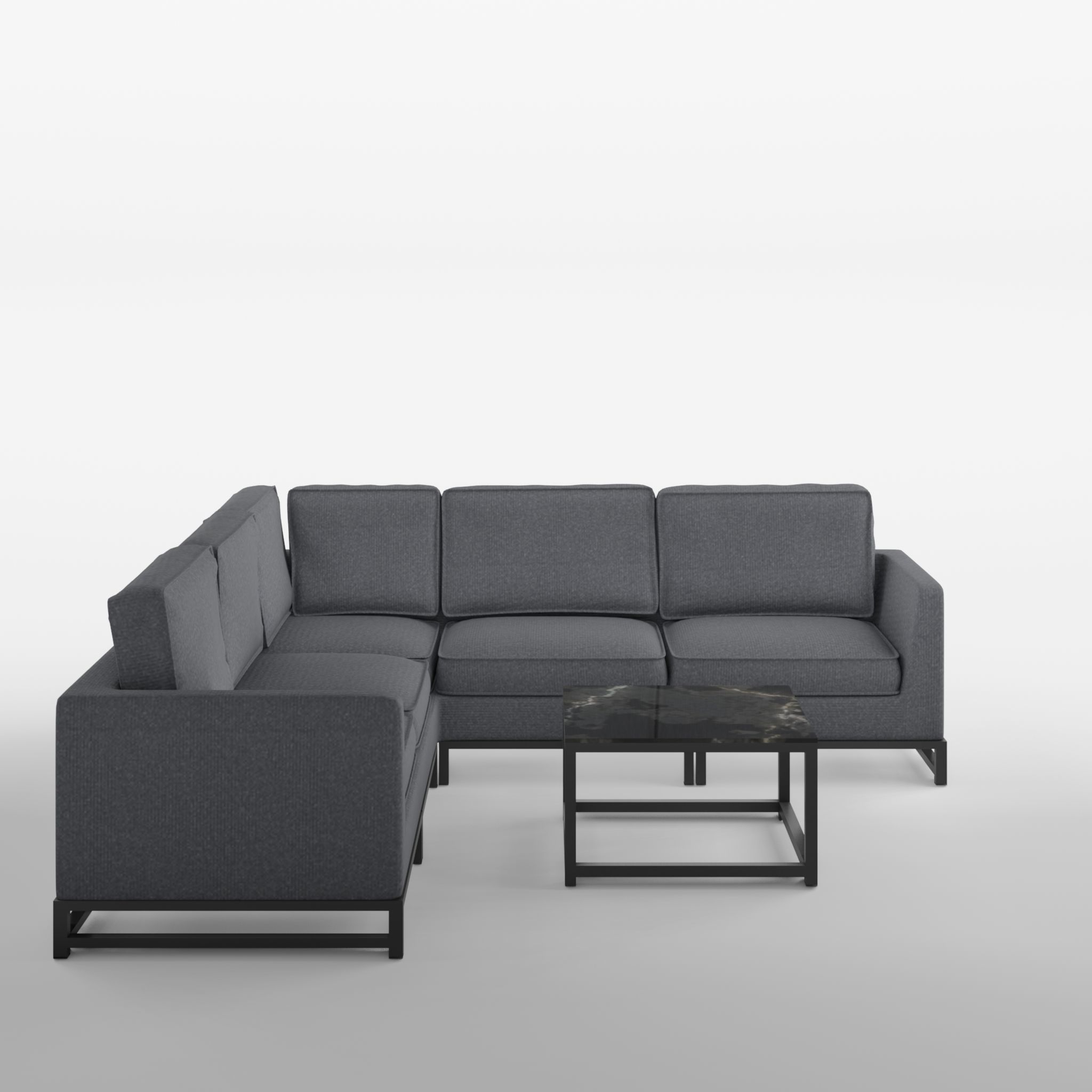 Adelshamn Lounge Set 3D Model Low-poly 3D model_1