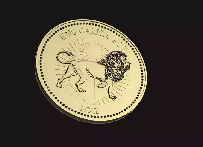JOHN WICK CHAPTER 4 GOLD Continental COINS LIFE SIZE 3D print model