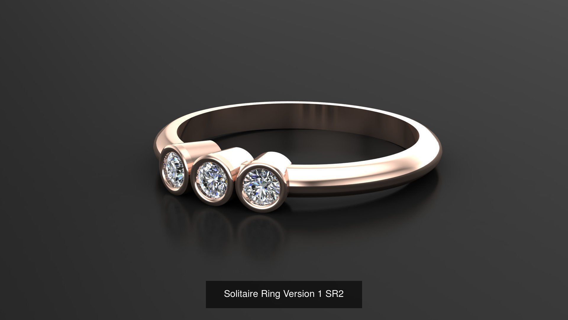 Solitaire Ring New Design Version 1 3D Model Collection_72