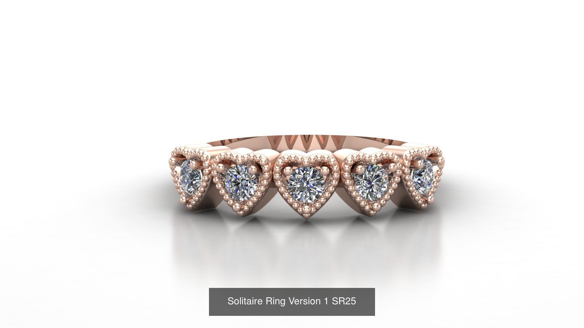 Solitaire Ring New Design Version 1 3D Model Collection_66