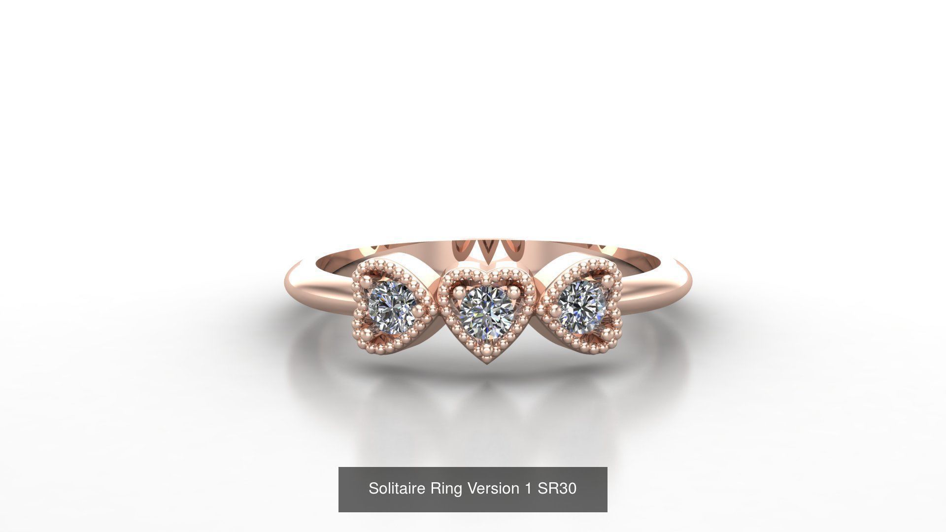 Solitaire Ring New Design Version 1 3D Model Collection_60