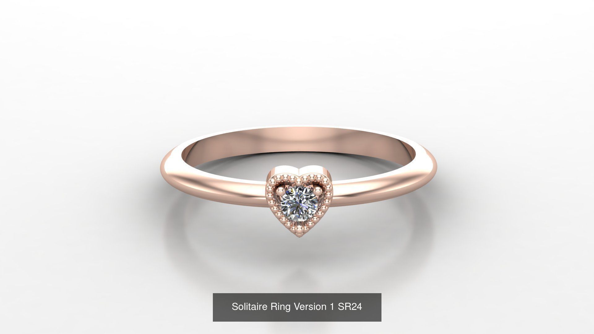 Solitaire Ring New Design Version 1 3D Model Collection_67