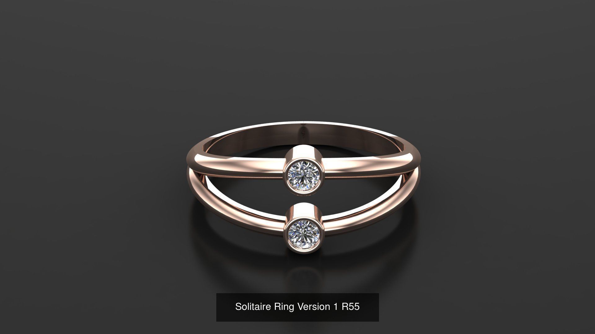 Solitaire Ring New Design Version 1 3D Model Collection_33