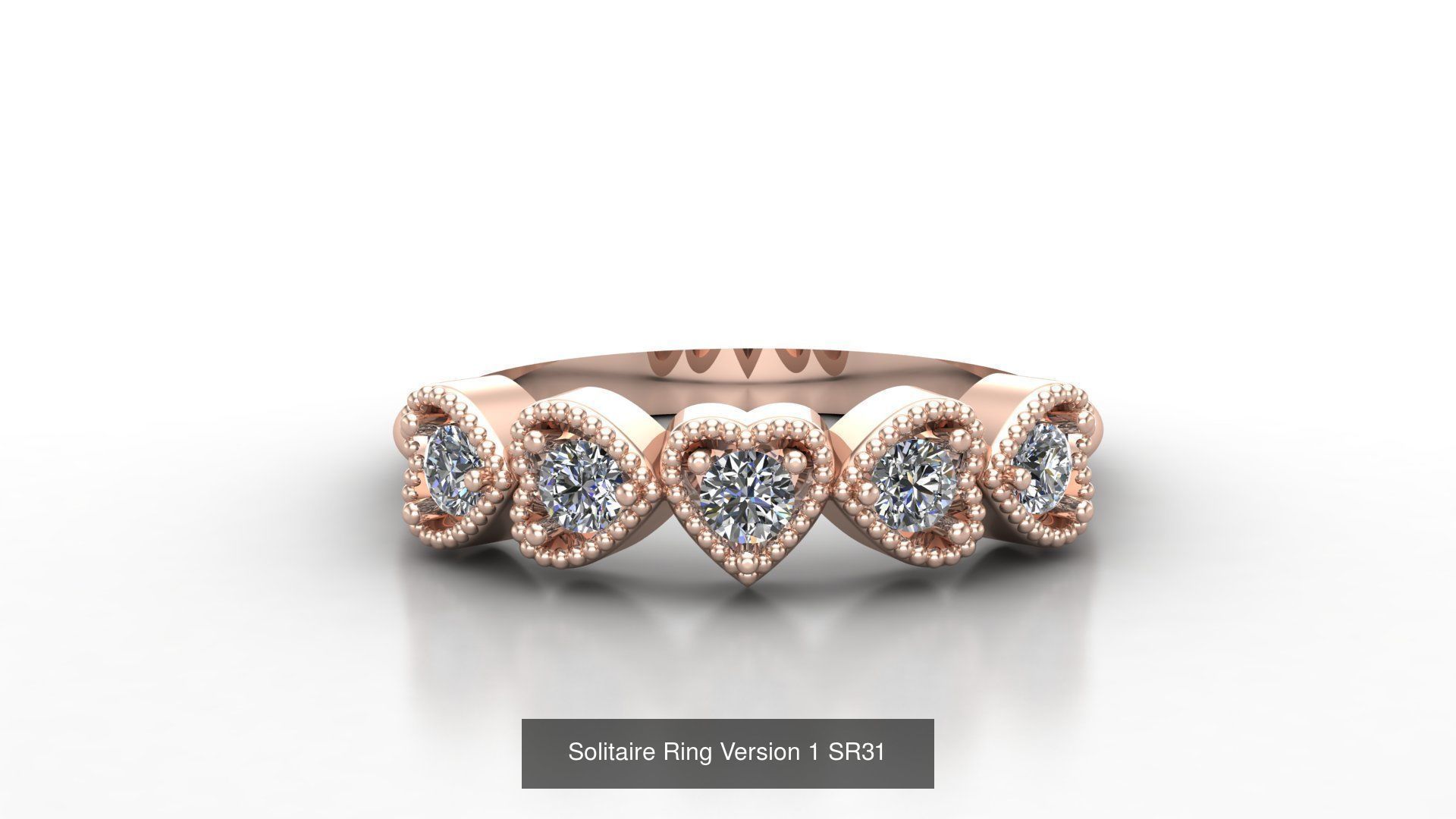 Solitaire Ring New Design Version 1 3D Model Collection_59