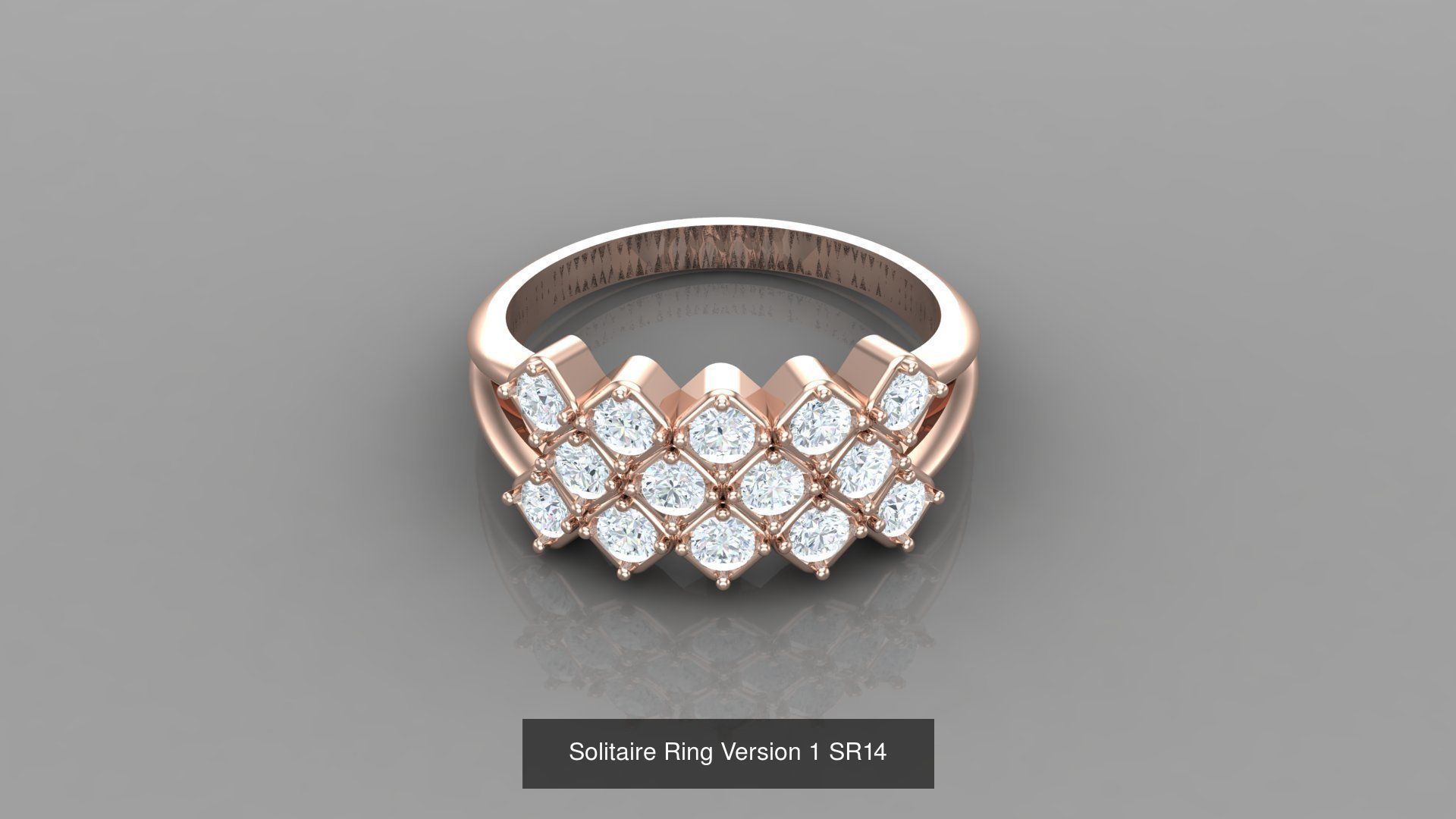 Solitaire Ring New Design Version 1 3D Model Collection_78