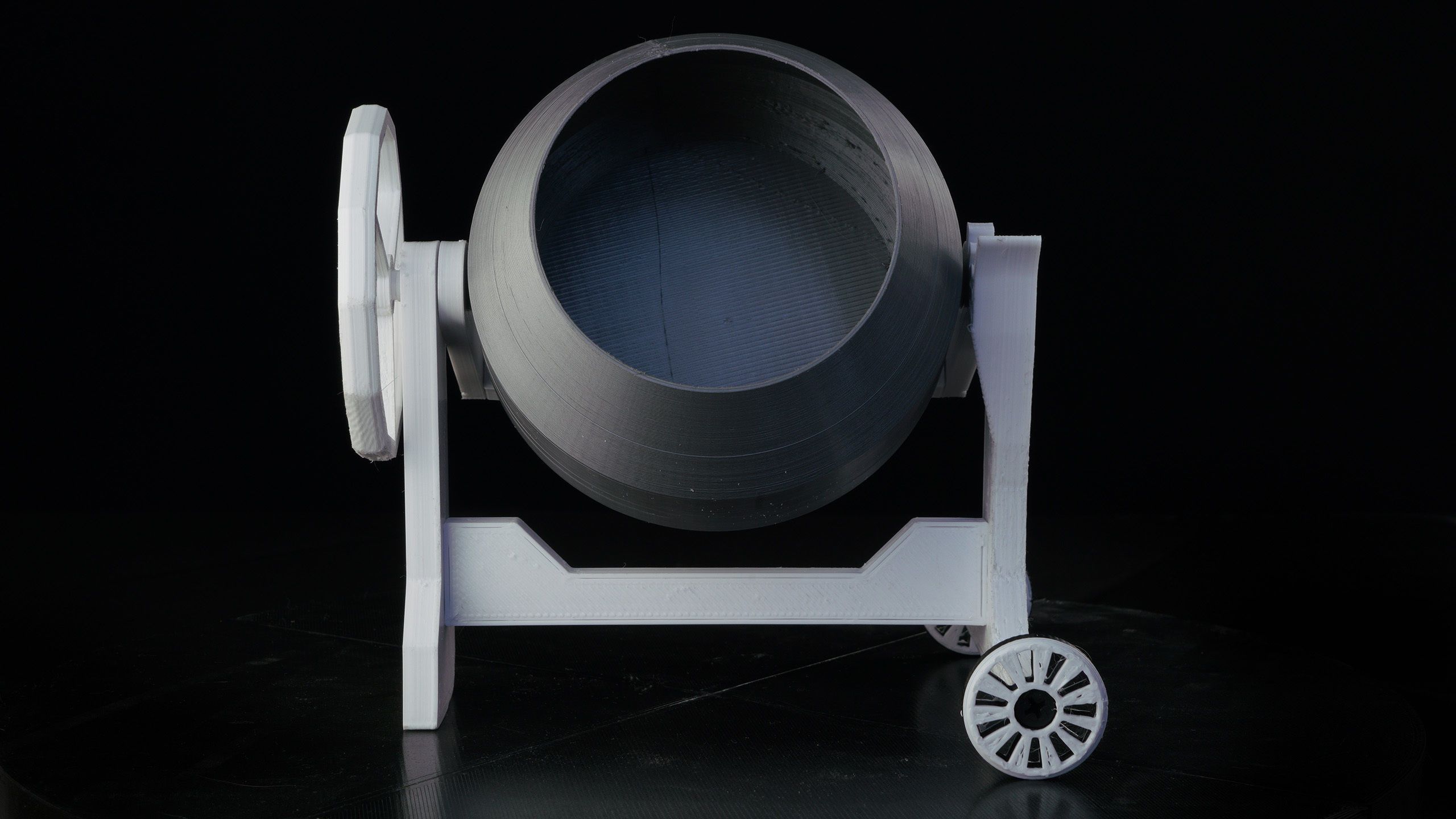 Planetary concrete mixer- toy constructor 3D print model_10