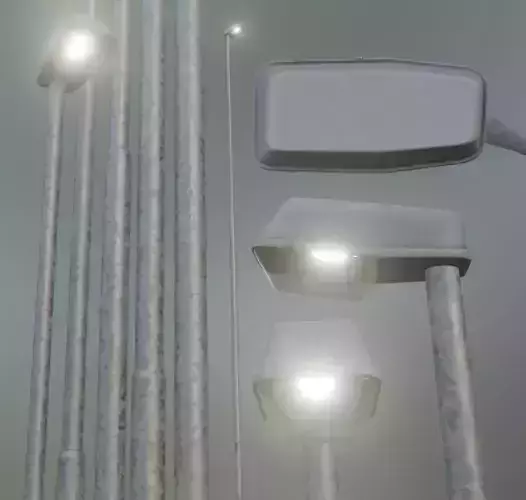 Street Light 5 Galvanized F1 M1 K0 A1 10000mm Low-poly 3D model Street Light 5 Galvanized F1 M1 K0 A1 10000mm Low-poly 3D model
