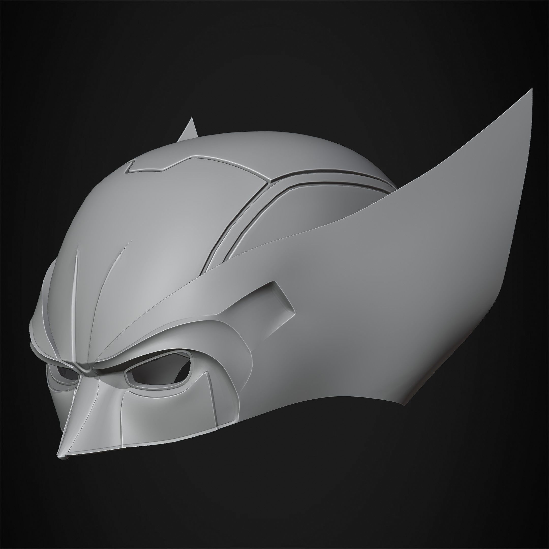 X-Men Wolverine Helmet for Cosplay 3D print model_16