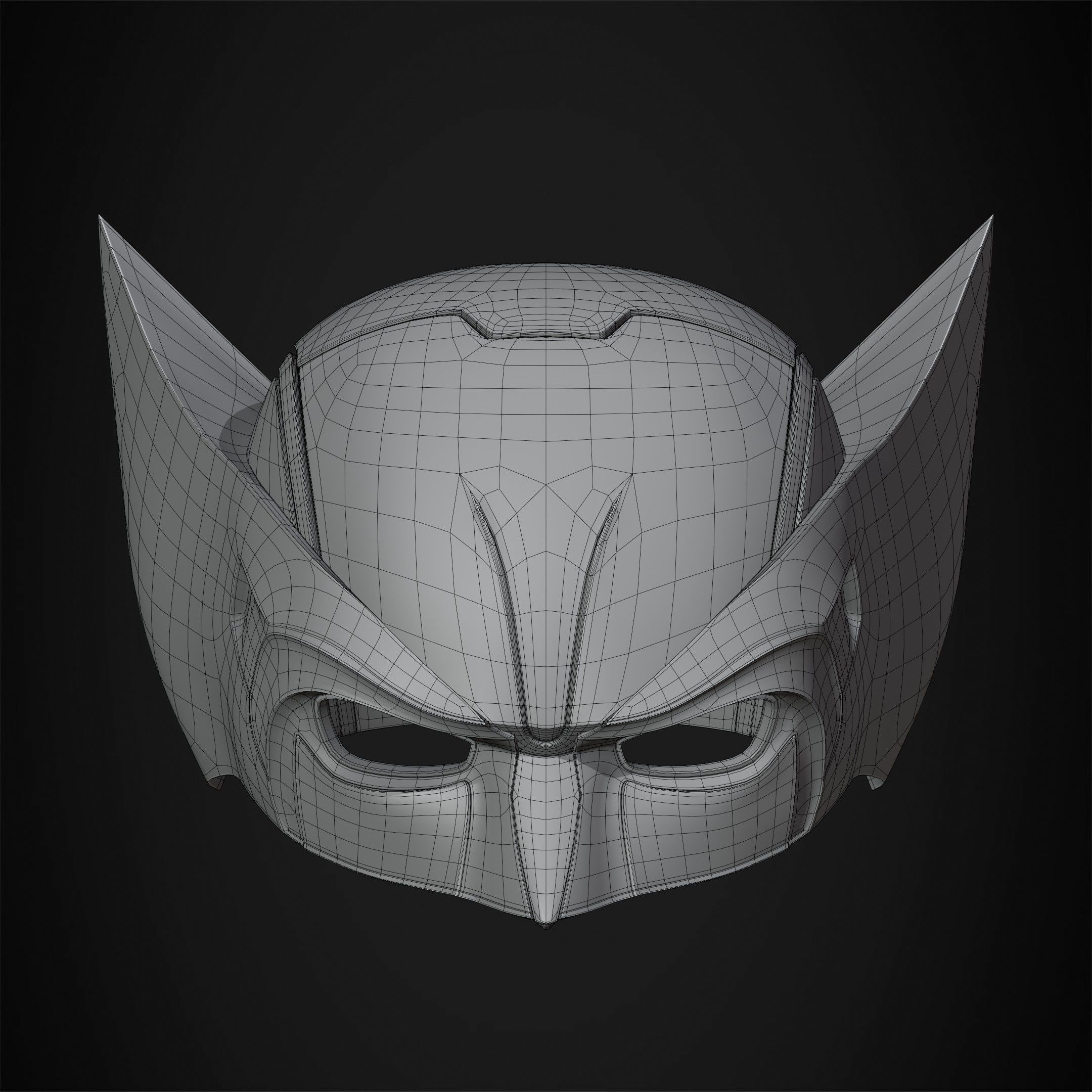 X-Men Wolverine Helmet for Cosplay 3D print model_15