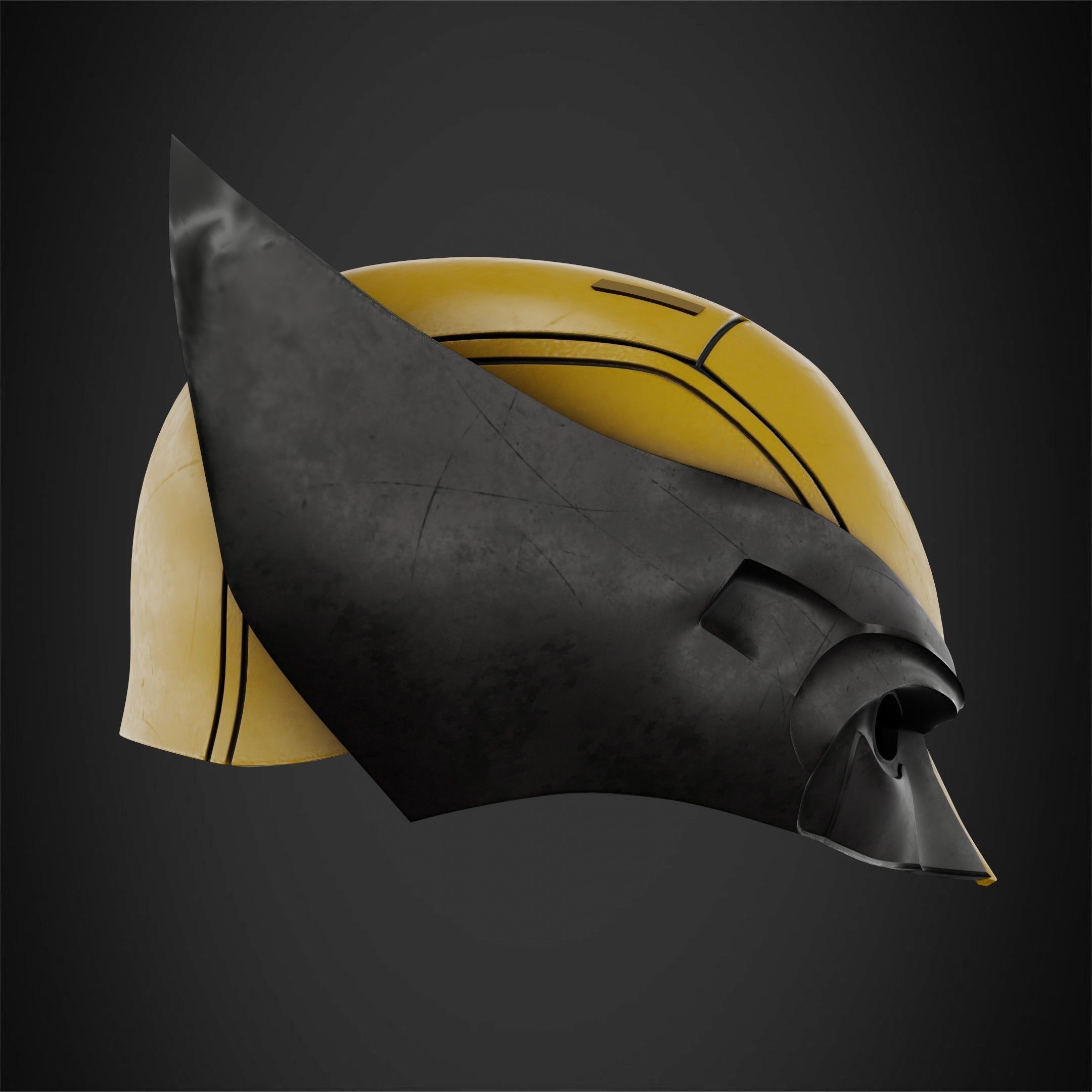 X-Men Wolverine Helmet for Cosplay 3D print model_9